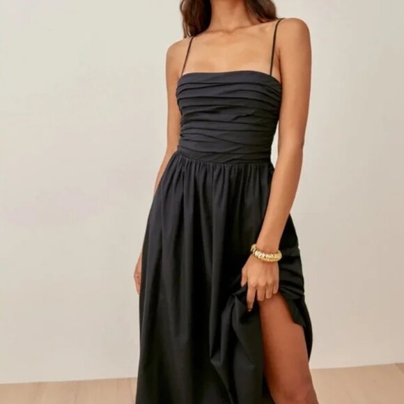 Reformation Lissa Dress - Black - Picture 4 of 8